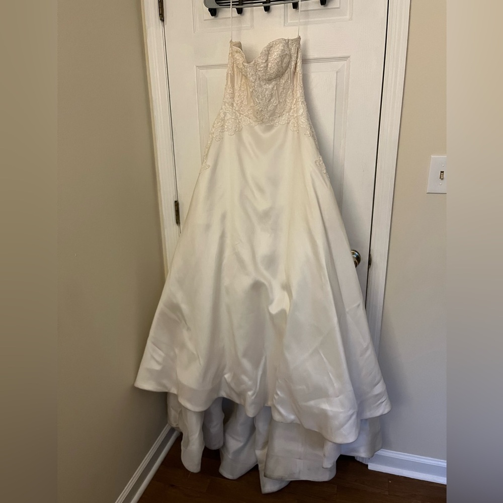 Anne Barge 100% silk wedding dress - Picture 11 of 15